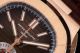 Swiss Replica 5980 Patek Philippe Nautilus Rose Gold Brown Dial Chronograph Watch (5)_th.jpg